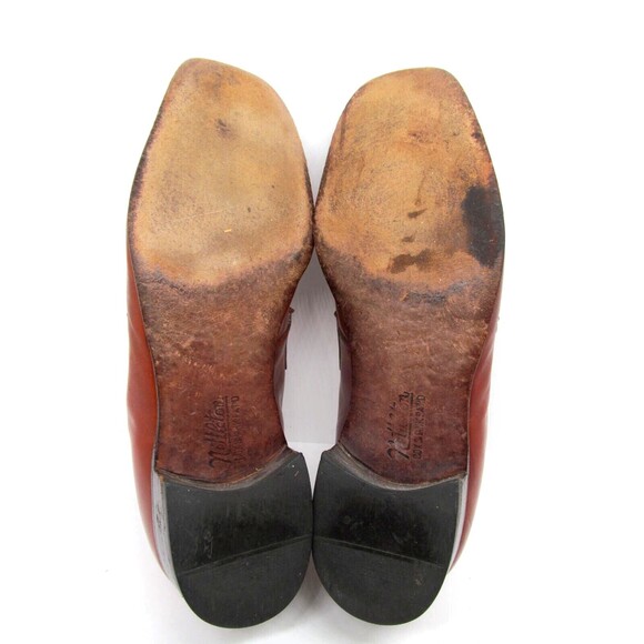 Nettleton Leather Half Strap Loafers Size 11 B/D Made In The USA - Picture 5 of 16